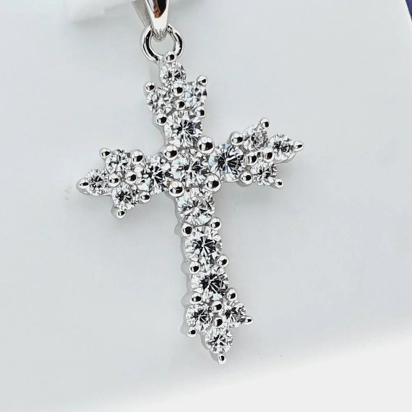 925 Sterling Silver Cubic Zircon Pendant for Women/Girls, US925P1103 - Picture 2 of 9